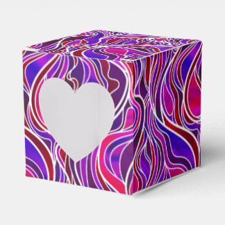 Para Regalos Caja de Favor de Vidrio Púrpura