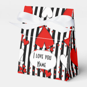 Para Regalos Caja de Favor del Corazón de San Valentín Blanco R