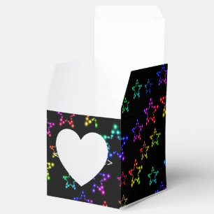 Para Regalos Caja de Favor del Corazón del Patrón Estrellas del