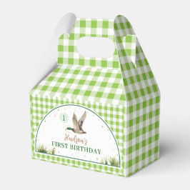 Para Regalos Caja de Favor del Cumpleaños de un Pato Afortunado