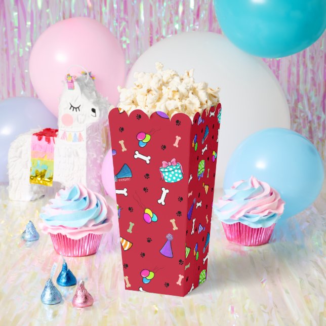 Para Regalos Caja de Favor del Cumpleaños del Perro (Fiesta)