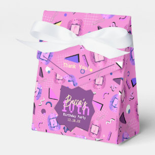 Para Regalos Caja de Favor del Cumpleaños del Tamagotchi Rosa R