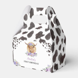 Para Regalos Caja de Favor del Día del Aniversario de la Vaca d