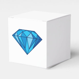Para Regalos Caja de Favor del Diamante Azul