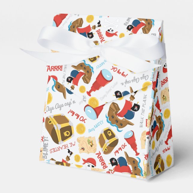 Para Regalos Caja de Favor del Fiesta del río Treasure Island (Front Side)