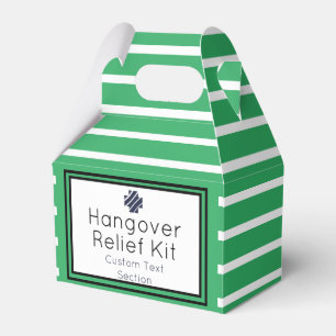 Para Regalos Caja de Favor del Kit de Alivio de la Colcha Verde