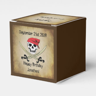 Para Regalos Caja de Favor del Partido Pirata de Jolly Roger