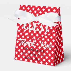 Para Regalos CAJA DE FAVOR DEL PARTIDO ROJO CHex 11 OSCURA, est