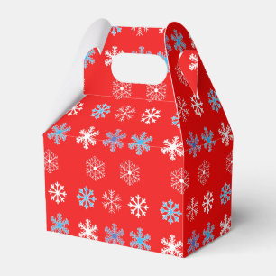 Para Regalos Caja de Favor del Snowflake del atardecer