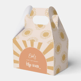 Para Regalos Caja de Favor del Sol Rosa y Oro