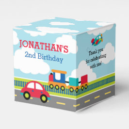 Para Regalos Caja de Favor del Transporte (Boys Birthday Favors