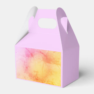 Para Regalos Caja de Favor Elegante con Gradación de Rosa y Dor