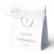 Caja de Favor elegante de confirmación