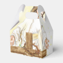 Caja de Favor Floral Religioso