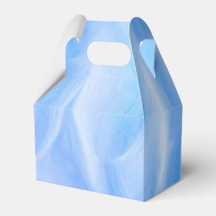 Para Regalos Caja de Favor Gable de Pétalos Azules