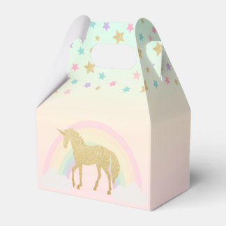 Para Regalos Caja de Favor Gable Unicorn