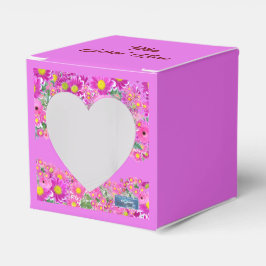 Para Regalos Caja de Favor Heart2 (Mezcla de Flor Rosa) RFPMDes