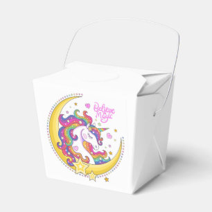 Para Regalos Caja de Favor Mágico de Unicorn