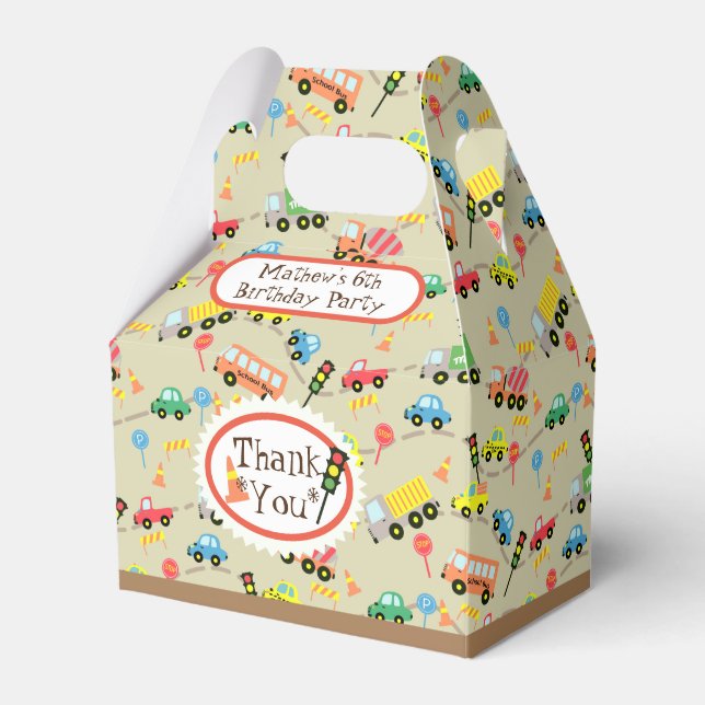 Para Regalos Caja de Favor Marrón de Transporte (Front Side)