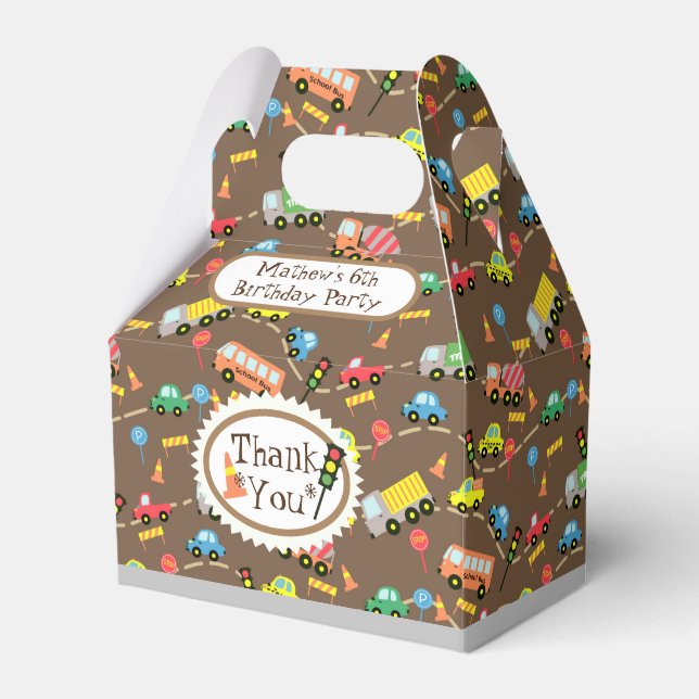 Para Regalos Caja de Favor Marrón de Transporte (Front Side)