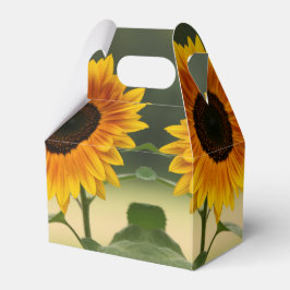 Para Regalos Caja de Favor Orgánica del Girasol de Verano