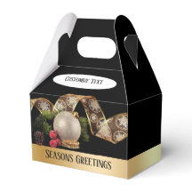 Caja de Favor Ornamentación, Verde Perenne y Cinta