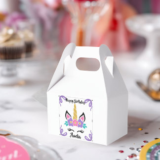 Para Regalos Caja de Favor Personalizada de Cumpleaños Feliz Un