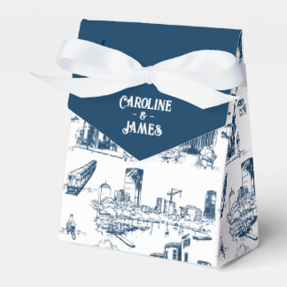 Para Regalos Caja de Favor Personalizada de la Armada del Toile