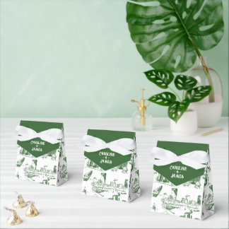 Para Regalos Caja de Favor Personalizada del Bosque Toile de Bo