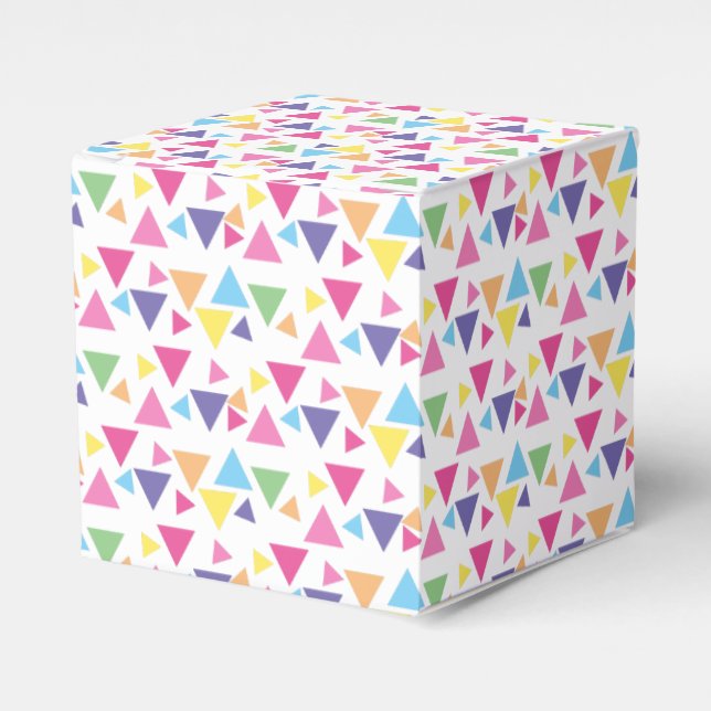 Para Regalos Caja de Favor Triángulo Arcoíris illusima (Costado Anverso)