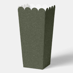 Para Regalos Caja de Favor Verde con Musgo Motas – Personalizab