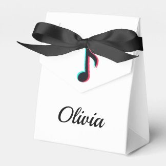 Para Regalos Caja de favorecimiento de nota musical
