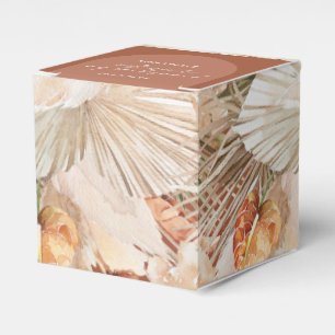 Para Regalos Caja de favores bohenianos rust terracota