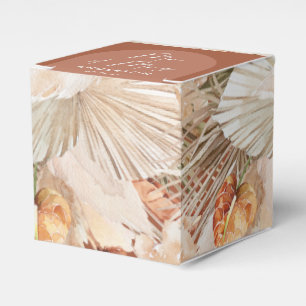 Para Regalos Caja de favores bohenianos rust terracota
