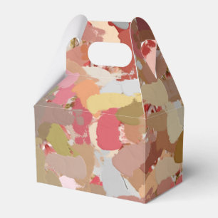 Para Regalos Caja de favores Coral Beads Paint Splatter 5050