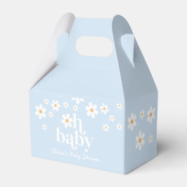 Para Regalos Caja de Favores de Baby Shower Retro Daisy Oh Baby