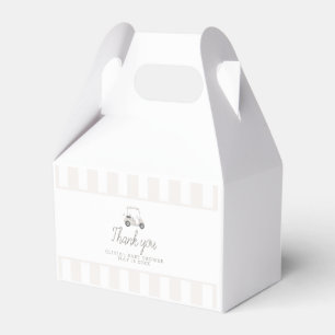 Para Regalos Caja de favores de carrito de golf neutro