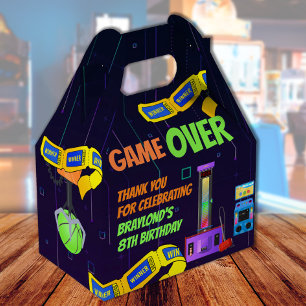 Para Regalos Caja de Favores de Cumpleaños de Juegos y Arcade