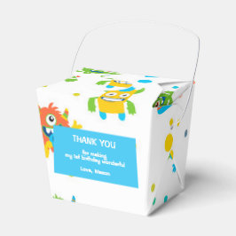 Para Regalos Caja de favores de la fiesta de cumpleaños con tem