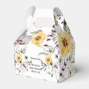 Para Regalos Caja de favores de la flor de florecimiento de jar