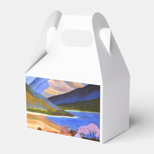 Para Regalos Caja de favores de las tierras altas de Escocia (Front Side)