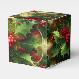 Para Regalos Caja de favores de muérdago fractal