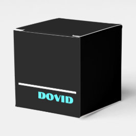 Para Regalos Caja de favores de neón negro