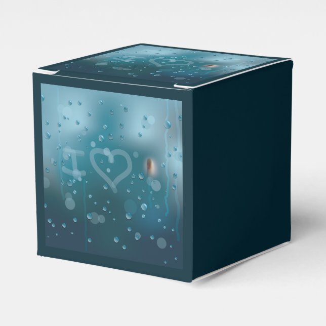 Para Regalos Caja de favores de Niebla de Amor (Costado Anverso)