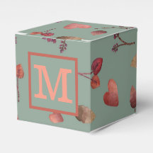 Caja de favores de otoño personalizada