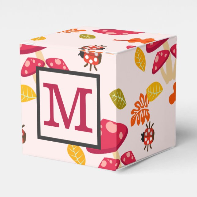 Para Regalos Caja de Favores de Otoño Personalizados (Costado Anverso)