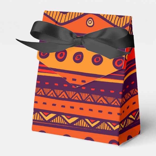Para Regalos Caja de favores de partido tribal africano (Front Side)