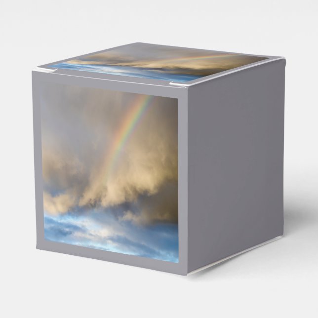 Para Regalos caja de favores de rebelión arco iris (Costado Anverso)