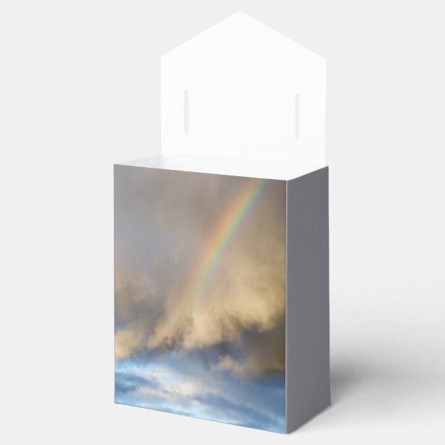 Para Regalos caja de favores de rebelión arco iris (Abierto)