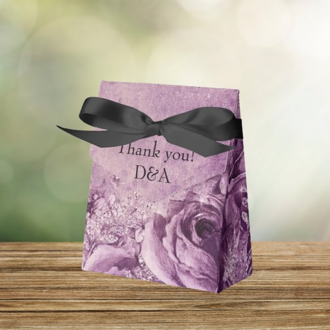 Para Regalos Caja de Favores de Rosas Moradas Lindas (Subido por el creador)
